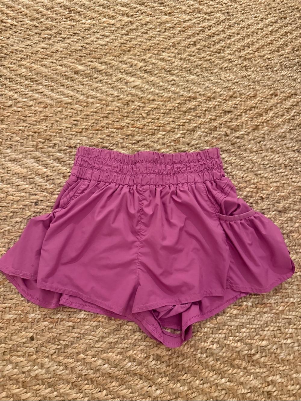 Free people purple get your flirt on shorts